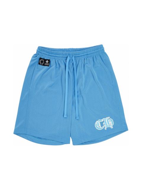Chrome Hearts Chrome Hearts Sports Mesh Varsity Shorts Blue