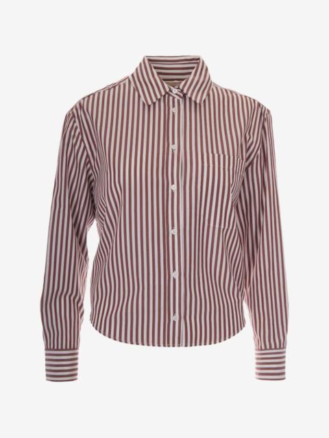 WEEKEND Max Mara vertical-stripe chest-pocket shirt