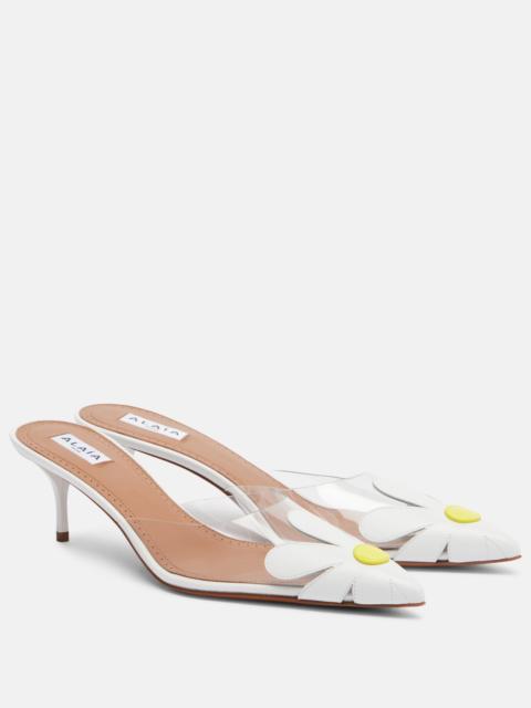 Alaïa Bloom floral mules