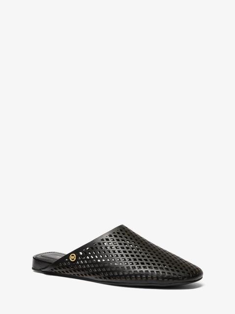 MICHAEL KORS Cady Perforated Leather Mule