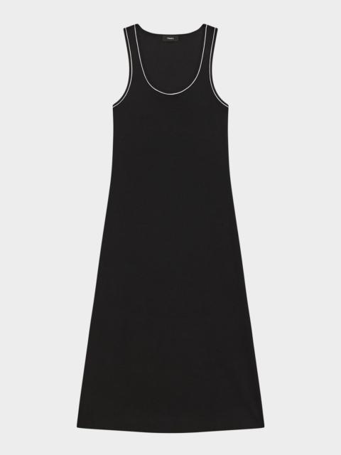 Theory Perry Knit Ribbed Tank Dress