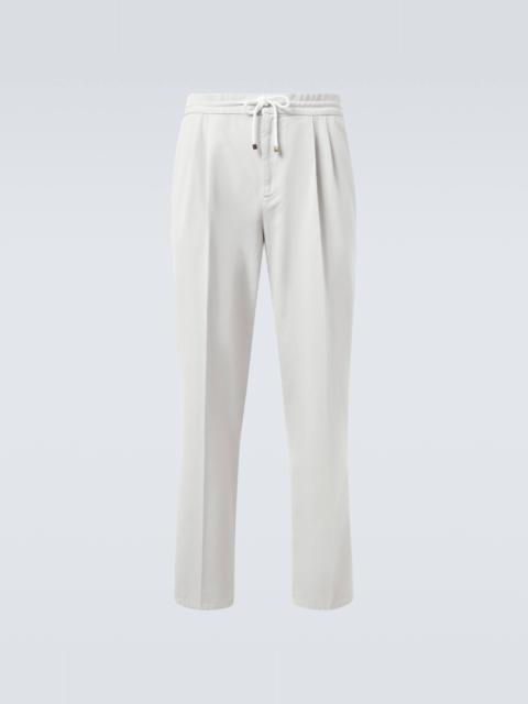 Brunello Cucinelli Cotton corduroy slim pants