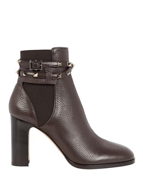 Valentino Rockstud Leather Wrap Chelsea Boots