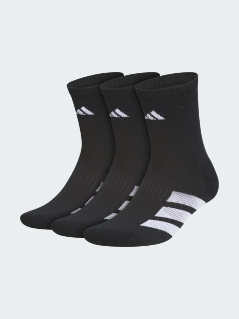 adidas Mens EVO 3-Pack High Quarter