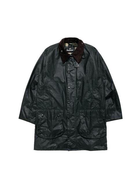 Barbour Border Wax Jacket Sage