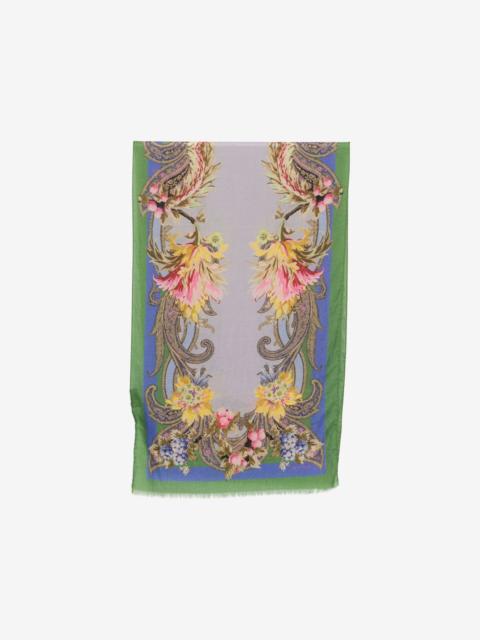 Etro floral-paisley scarf
