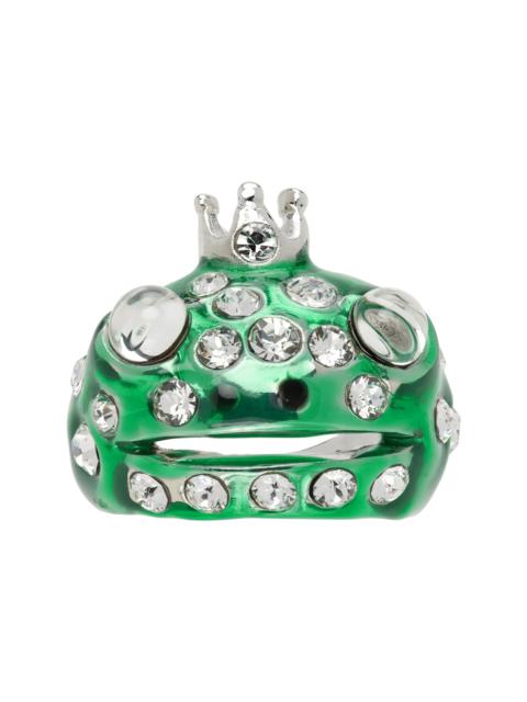 Collina Strada Green Frog Prince Ring