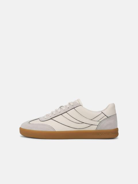 Vince Oasis Contrast-Edge Leather & Suede Sneaker
