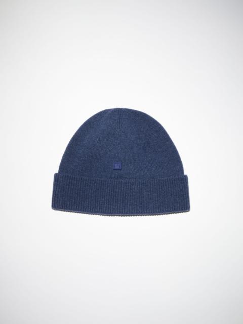 Acne Studios Micro face patch beanie - Ink blue