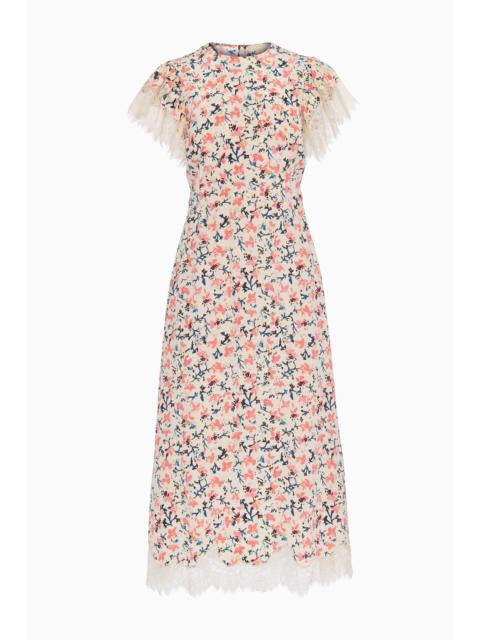 ULLA JOHNSON Renee Cape Sleeve Dress