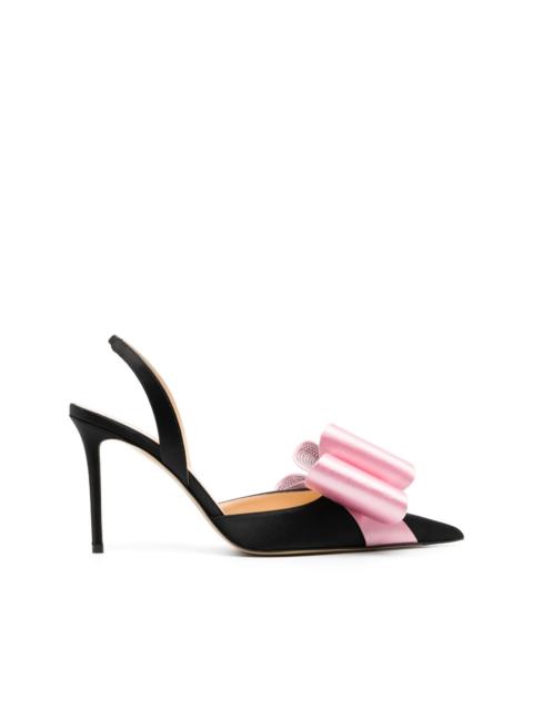 MACH & MACH bow-detail slingback pumps