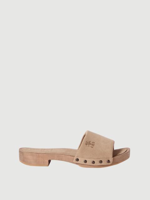 Brunello Cucinelli Suede slides
