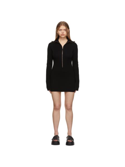 GAUGE81 Black Ribbed Soro Dress