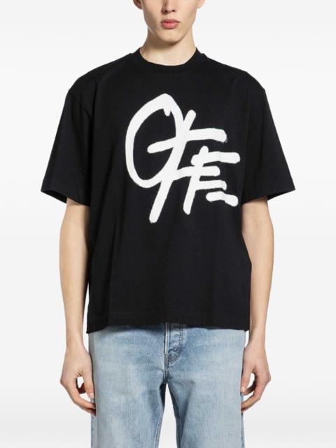 Off-White spray logo skate T-shirt