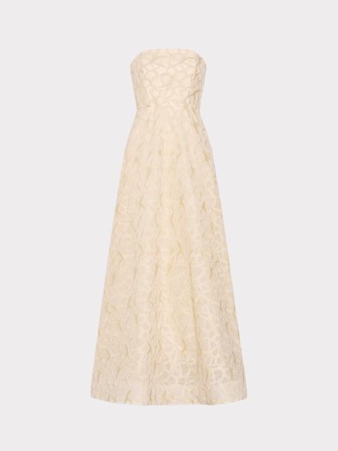 MILLY Sonja Curled Lace Gown