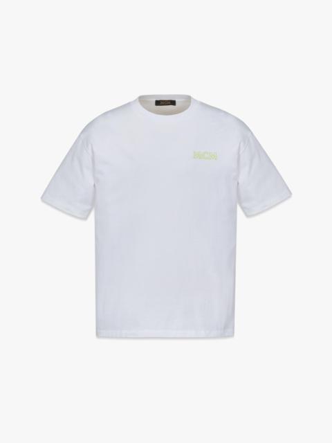MCM Men’s Meta Ocean Logo T-Shirt in Organic Cotton