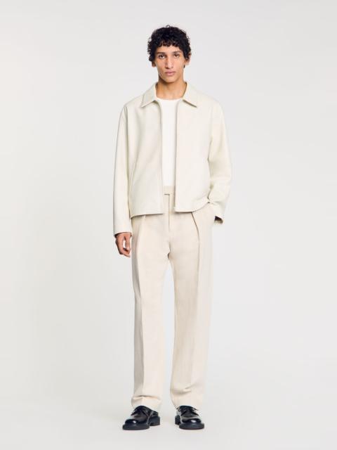 Sandro LEATHER JACKET