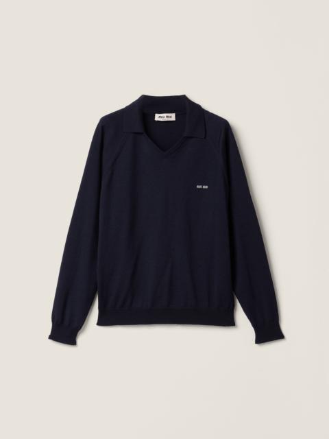 Miu Miu Wool polo sweater