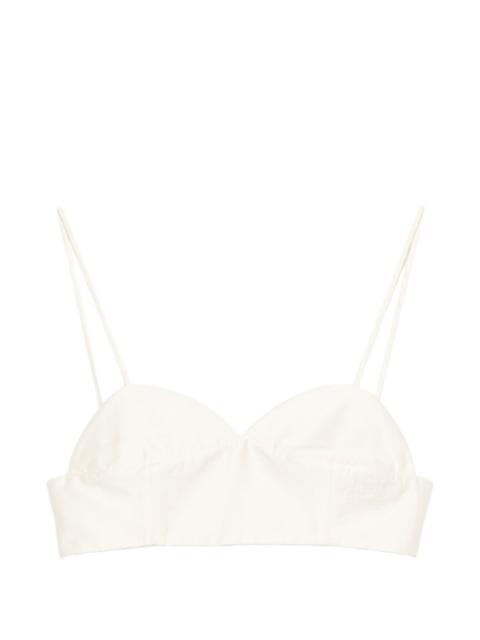 CORDERA ribbed spaghetti-strap top