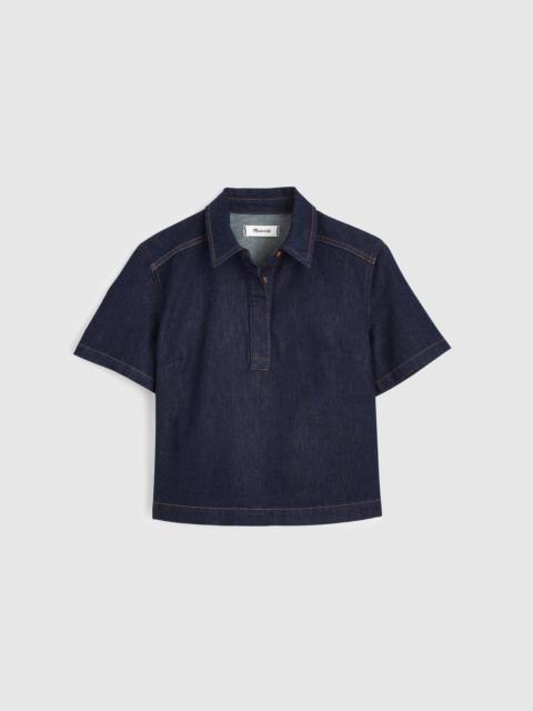 Madewell Denim Boxy Polo Shirt
