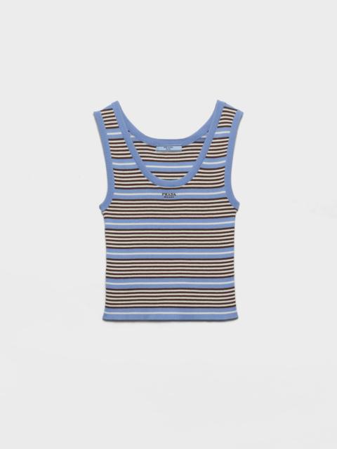 Prada Cotton knit tank top