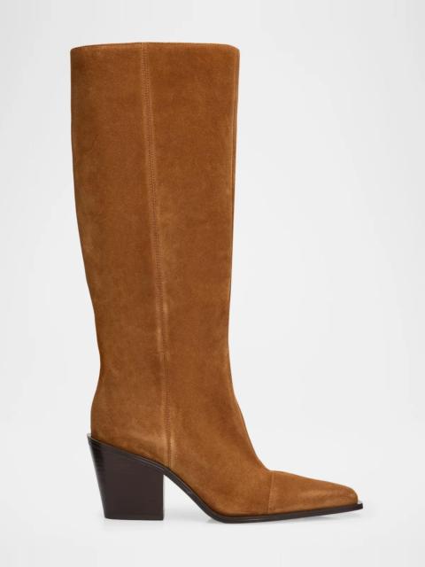 rag & bone 75mm Newbury Suede Knee-High Boots