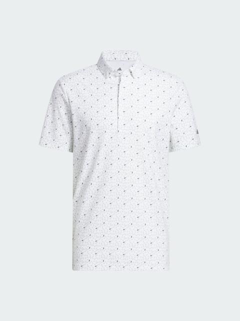 adidas Ultimate365+ Butterspun Soft Print Polo Shirt