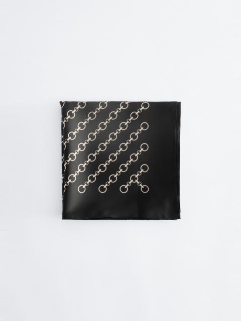 & Other Stories Printed Silk Scarf