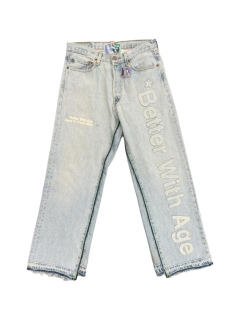 *Better With Age In Case You Forgot Double-Wide Denim Jeans "Indigo" BWA282