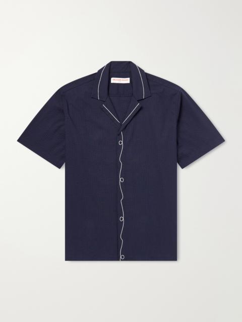 ORLEBAR BROWN Maitan Embroidered Cotton Shirt