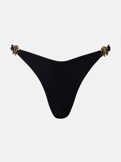 Roberto Cavalli Logo bikini bottoms