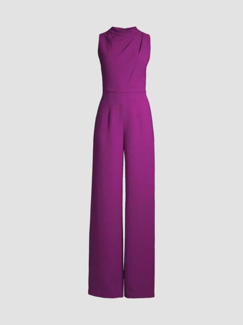 Black Halo Women's Corinne Sleeveless Flared-Leg Jumpsuit - Hyacinth
