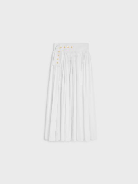 CELINE skirt IN COTTON POPLIN