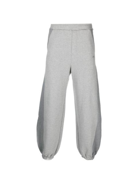 ADER error two-tone cotton track pants