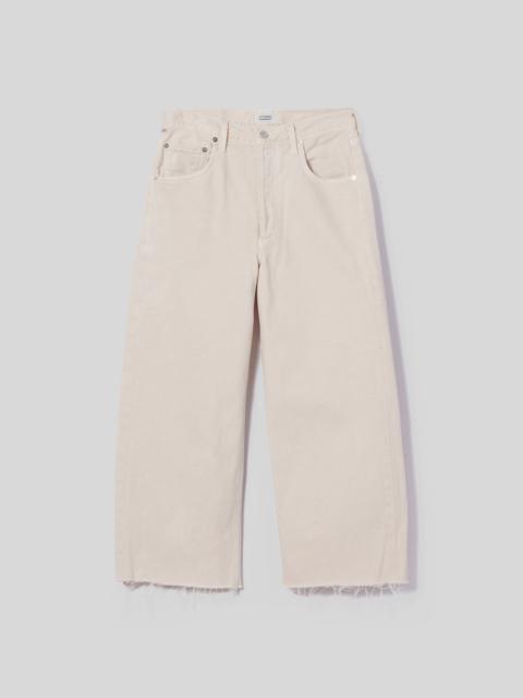 Ayla Raw Hem Crop
In Almondette