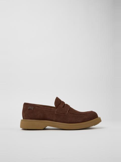CAMPERLAB Brown Suede Shoes for Men.