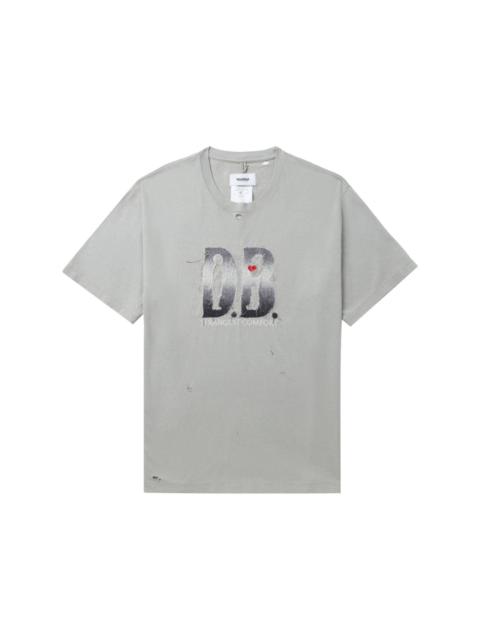 doublet logo-embroidered cotton T-shirt