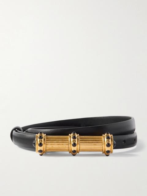 TOM FORD Embellished Leather Belt