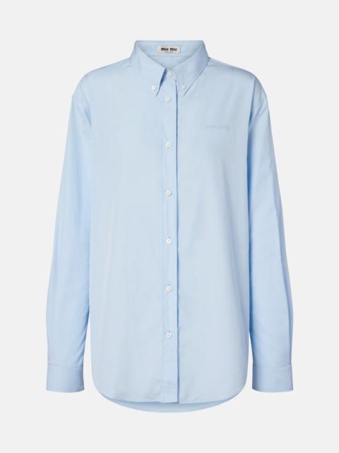 Miu Miu Cotton poplin shirt