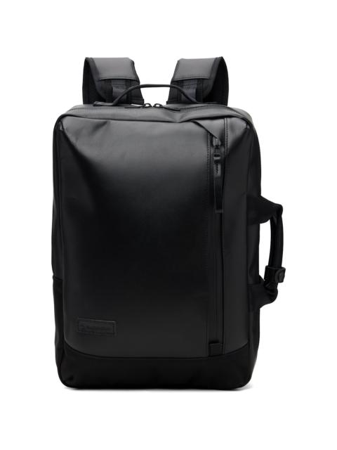 master-piece Black Slick ver. 2WAY Leather Backpack