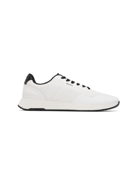 BOSS White TTNM Mesh Sneakers