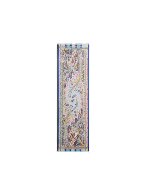 Etro paisley silk scarf