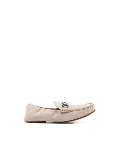 Horsebit leather loafers