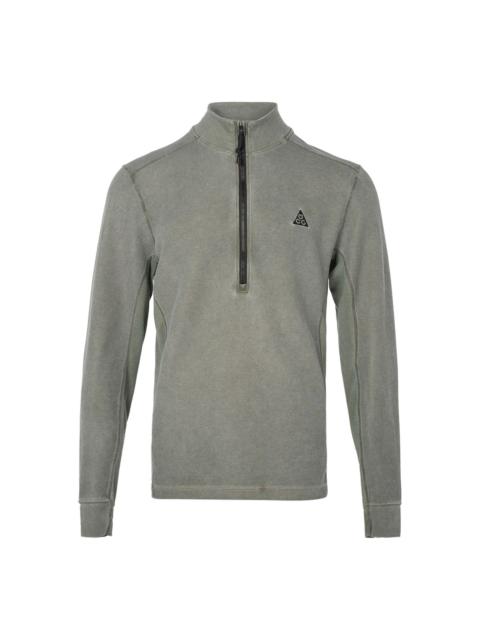 Nike Men's Nike ACG Zipper Cardigan Sports Long Sleeves Gray T-Shirt DM6223-325