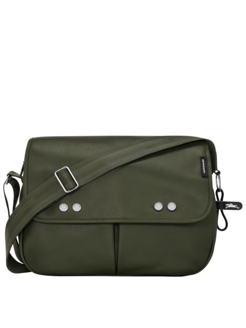 Longchamp Très Paris M Crossbody bag Khaki - Leather