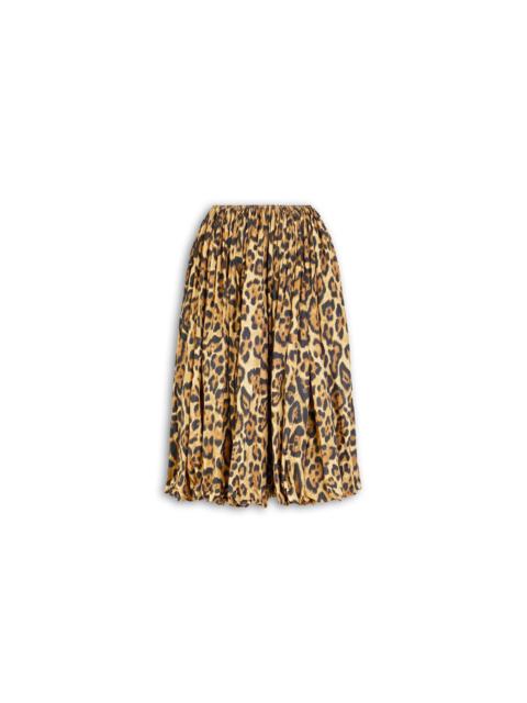 Alaïa TAFFETA A-LINE SKIRT