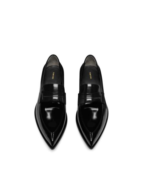 TOM FORD BRUSHED LEATHER LOAFER