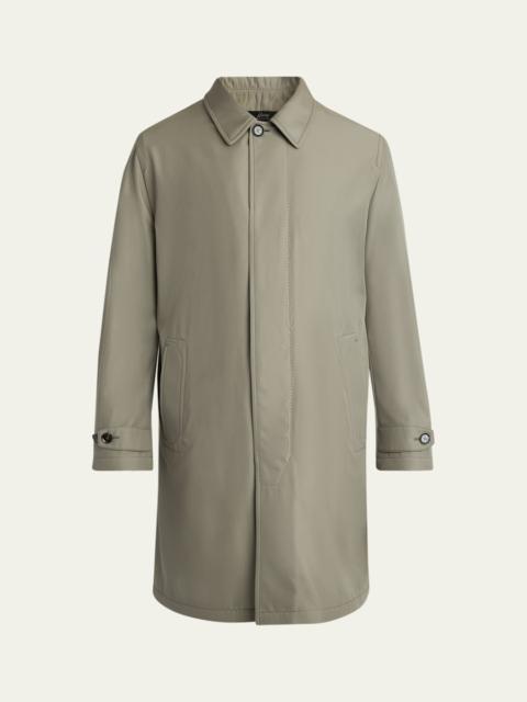 Brioni Men's Silk Cloud Button-Front Car Coat