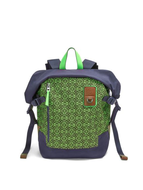 Loewe Roll Top backpack in Anagram jacquard and nylon