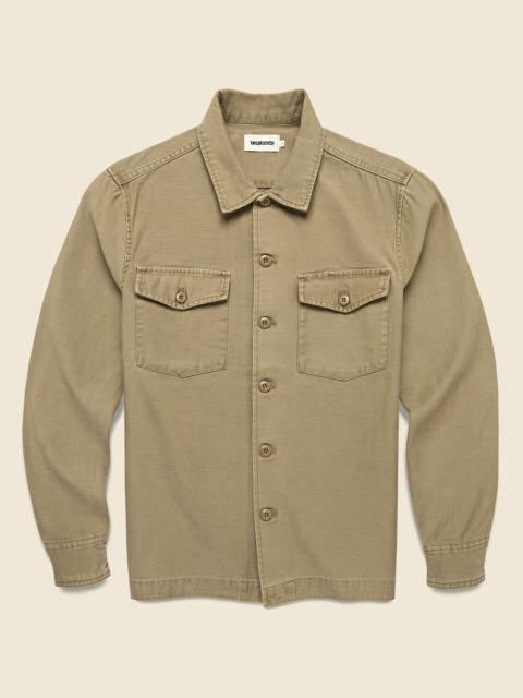 TAYLOR STITCH Surplus Shirt - Khaki Sateen